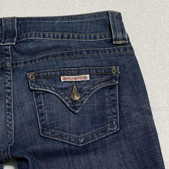 HUDSON Beth Baby Boot Cut Jeans Women's 27 Blue Denim Stretch Cotton Pockets - Picture 15 of 17